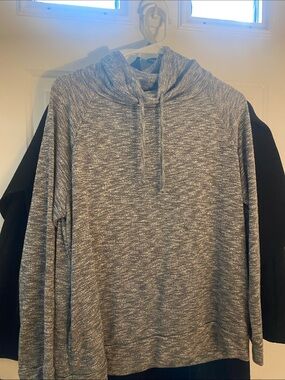 Atmosphere Gray Marled Pullover Hoodie